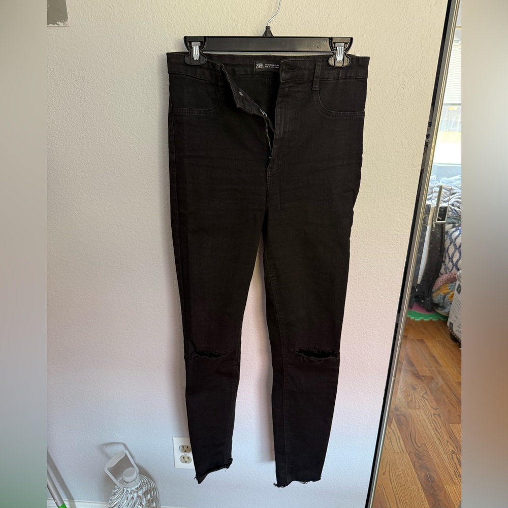 Zara Black Denim Jeans, skinny jeans